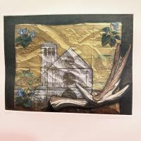 世界感かわる‼️馬場章真作エッチング　銅版画　"VIEW   5部作とあわせ額一点