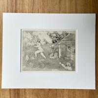 巨匠マルク・シャガール初期銅版画 名品 ゴーゴリ原作『死せる魂より75