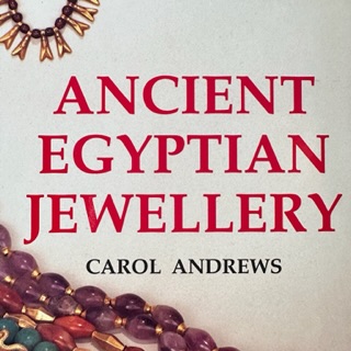 ANCIENT EGYPTIAN JEWELLERY By Carol Andrews 19.95£ in UK