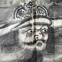絵手本　超絶の画力‼️最高傑作「鍾馗」文化九年年作　粉本　紙本肉筆　肉筆一点