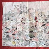 超絶の画力‼️最高傑作「壇ノ浦人　粉本　絵手本　紙本肉筆　無署名無落款一点②
