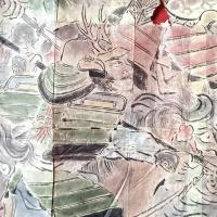 超絶の画力‼️最高傑作「壇ノ浦人　粉本　絵手本　紙本肉筆　無署名無落款一点②