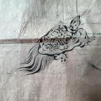 粉本　超絶の画力「福禄寿　賢人童子図　」群像　粉本　絵手本　紙本肉筆　無署名無落款一点③