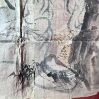 粉本　超絶の画力「福禄寿　賢人童子図　」群像　粉本　絵手本　紙本肉筆　無署名無落款一点③