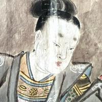 超絶の画力‼️江戸期粉本最高傑作「牛若丸と天狗」粉本　絵手本　紙本肉筆　署名なし一点
