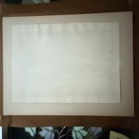 古都　真作　井堂雅夫木版画　大和風景「古代の里　竹田の土塀」140/150額装品1点　鉛筆署名落款あり。木版画　