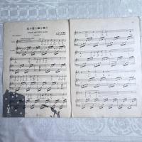 大正浪漫セノオ楽譜No.56夢二傑作石版画表紙『汝が碧き眼を開け』　一部