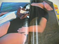 eiga fan　映画ファン　1980年04月号　沢田和美 表紙+3折ピンナップ(対面は大場久美子)　大場久美子　木山由美　相本久美子　石川ひとみ　矢沢永吉　ケレン吉川　スージー上原　アネット・ラム　ジェイド・リン・チン　キャロル　矢沢杏子　吉村彩子　幸田薫　※画像の様に表紙面上部に破れ痛み出ています。