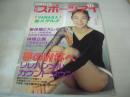 SPORTS EYE　月刊スポーツアイ　1993年12月号　山田海蜂 表紙+グラビア　マリア・ペトロバ　ヤナ・バテリシナ　ユリア・バイチェバ　マリア・ペトロバ+ディアナ・ポポバ　小菅麻里　大川真澄　菅原リサ　川本ゆかり　山尾朱子　佐藤有香　※画像の様に表紙面に汚れ出ています。