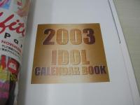DELUXE BOMB INDEX2003 2002-2003YEAR BOOK　ボム別冊　2003年01月20日発行　2003アイドルカレンダーBOOK　市川由衣　小倉優子　平田裕香　MEGUMI　杏さゆり　黒川芽以　長澤まさみ　乙葉　伊東美咲　小向美奈子　眞鍋かをり　吉岡美穂　仲根かすみ　深田恭子　釈由美子　優香　上戸彩
