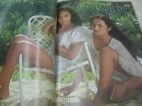 週刊プレイボーイ　NO.3・4　1975年01月21.28日号　村地弘美 表紙　真理アンヌ+久万里由香姉妹　森崎由紀　秋谷陽子　エイミー岡田　金沢碧　阿部久美子　麻生美紀　清水美恵　武田弘美　竹中美千代　金子美佐子　、大坪弘子　井上まゆみ　野坂昭如×菅原文太(対談記事)　赤い地平線/真崎守　バニイ・ガール/石森章太郎　※画像の様に巻中上隅に痛み出ています。