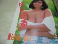 DELUXEマガジン ORE　オーレ　1989年03月号　吉田真里子 表紙+巻頭特集+3折ピンナップ　冊子本付:まるごとバレンタイン　渡辺美奈代　田島都　森本蘭　森高千里　吉野真弓　日原麻貴　宮沢りえ　小川範子　石田ひかり　※画像の様に表紙面上隅に輪ゴム溶け跡貼り痛み出ています。
