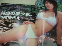 ホワイトビキニーヅスペシャルDVD　2005年05月30日発行　川村ゆきえ 表紙+巻頭グラビア　未開封DVD付　巻中4折ピンナップ付　小倉優子　山本梓　瀬戸早妃　浜田翔子　鈴木茜　夏川純　相楽のり子　海江田純子　大久保麻梨子　山崎真実　石井めぐる　喜屋武ちあき　次原かな