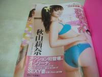 漫画アクション　NO.3　2009年02月03日号　秋山莉奈 表紙+巻頭グラビア+実物大ポスター付