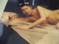 永井陽子　生写真　撮影会:1991年06月16日・サンスタジオ　25.5×36.5センチサイズ　※画像の様に裏面に書込み跡あります。