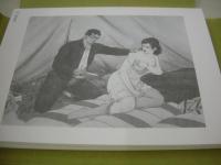 艶画録　昭和の春画　図版64枚セット　昭和初期・戦後のエロ絵画集　枕絵　秘画　約25×約18センチサイズ