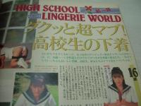 アクションカメラ特別編集　おさわがせ盗撮女子高生　第11集　1991年08月15日発行　永野由香+坂本静華 表紙　岩城のり子　渡辺ひづる　相原優子　芳本静香　原優季　川島美吹　有森真衣　槇島佳子　河田真紀　鮎川ちひろ　中里世津子　石川留美+亜美　森ひろみ　佐々木道子　有沢ゆみ　中山優美　小森綾果　篠原なお　斎藤沙織　一の瀬かな　相原りこ　後藤綾　※画像の様に裏表紙面に擦傷痛み出ています。