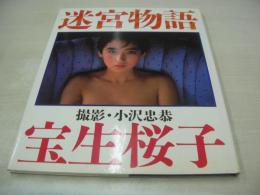 宝生桜子　写真集　迷宮物語　1987年09月10日発行　初版本　ワニブックス　※画像の様に表紙カバー背下部に破れ出ています。