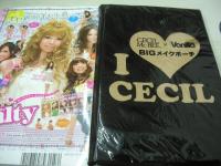 Ranzuki増刊　Vanilla girl　バニラガール　VOL.8　2008年07月号　青木英李+八鍬里美 表紙　付録付:セシルマクビーBIGメイクポーチ(未開封品)　原明日香　舟山久美子　佐々木彩乃