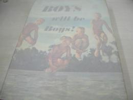 洋書　BOYS will be Boys!  A Photographic Essay　GEORGES ST. MARTIN AND RONALD C.NELSON　1966 Book Horizons, Inc.　※画像の様に側面に染み跡、巻中上隅に痛み出ています。 表紙面保護、パラフィン紙側面に破れ出ています。　
