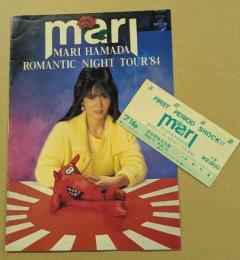 浜田麻里　コンサートパンフレット 半券付き　ROMANTIC NIGHT TOUR '84