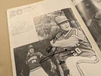 南海ホークス　ファンブック　1980　　選手ら13名サイン入り