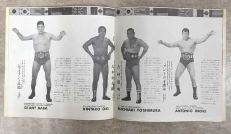 1971 第13回ワールド大リーグ戦 プロレスパンフレット / 海星堂書店 南