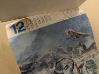 1968　東宝怪獣カレンダー　(ゴジラ　他)