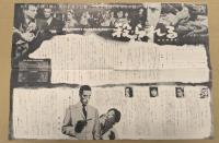 殺られる　映画 プレスシート　初版　四つ折り　ロベール・オッセン