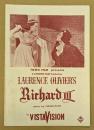 リチャード三世　映画 プレスシート　初版　三つ折り　ローレンス・オリヴィエ