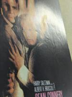 007 ゴールドフィンガー　プレスシート　リバイバル　四つ折り　ショーン・コネリー