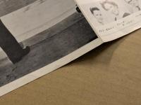 知りすぎていた男　映画 プレスシート　三つ折り