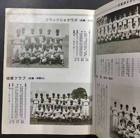 全日本少年軟式野球大会 第2回記念号(主催・全日本軟式野球連盟