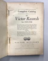 VICTOR RECORD Catalogue (Complete Caｔalog of Victor Records for 1939-1940)