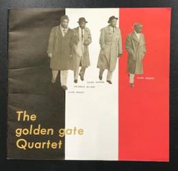 The golden gate Quartet ザ・ゴールデン・ゲイト・カルテット　来日パンフレット