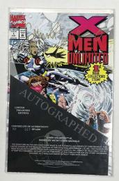 X-MEN UNLIMITED #1　(Chris Bachalo 直筆サイン入り)　証明書付き