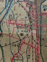 名古屋付近交通地図　(扶桑新聞 新年付録　大正4年)