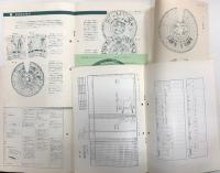 矢崎計器　タコグラフ　関連資料11点(取扱説明書、カタログなど）