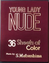 YOUNG LADY NUDE 36Sheets of Color