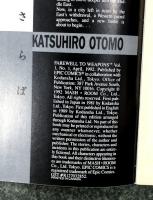 KATSUHIRO OTOMO'S FAREWELL TO WEAPONS　(英語版)