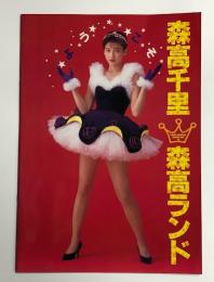 森高千里 コンサート 特大 パンフレット 森高ランド 森高千里 森高ランド 1990年 コンサートパンフレット / 古本