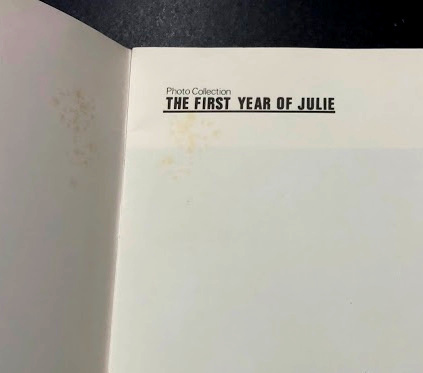 沢田研二 写真集 Photo Collection THE FIRST YEAR OF JULIE
