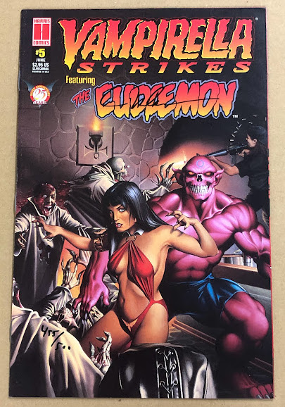 VAMPIRELLA STRIKES (NELSON直筆イラスト＆サイン入り 限定版リーフ