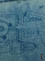 中島飛行機　海軍用　組立図面　青焼き　19枚  (昭和12年製図)
