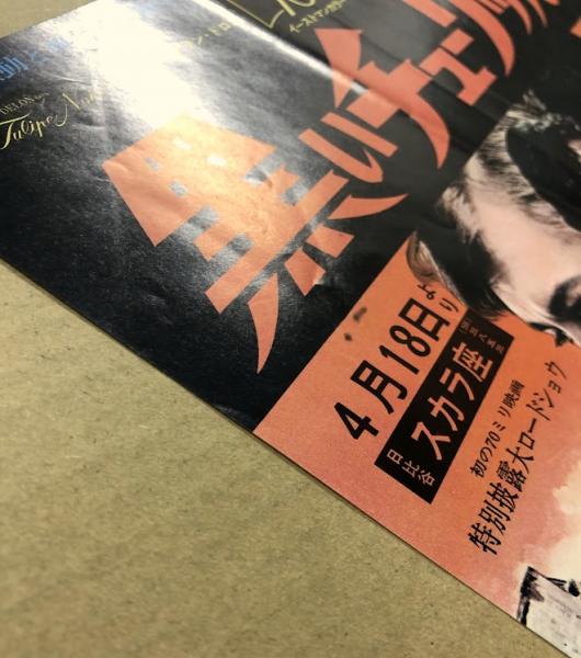 黒いチューリップ 映画チラシ 日比谷スカラ座 B5サイズ 初版 / 古本