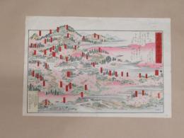 錦絵　吉野山勝景絵図