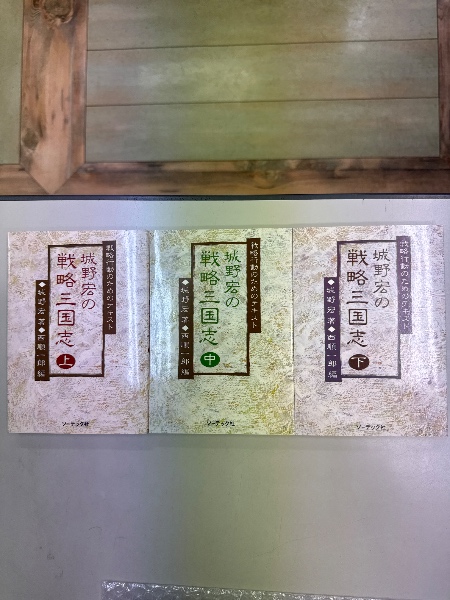 城野宏の戦略三国志上中下3冊セット