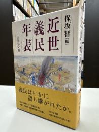 近世義民年表