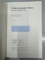 Urban Economic Theory: Land Use and City Size 