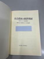 社会資本と経済発展 : 開発のための最適戦略
